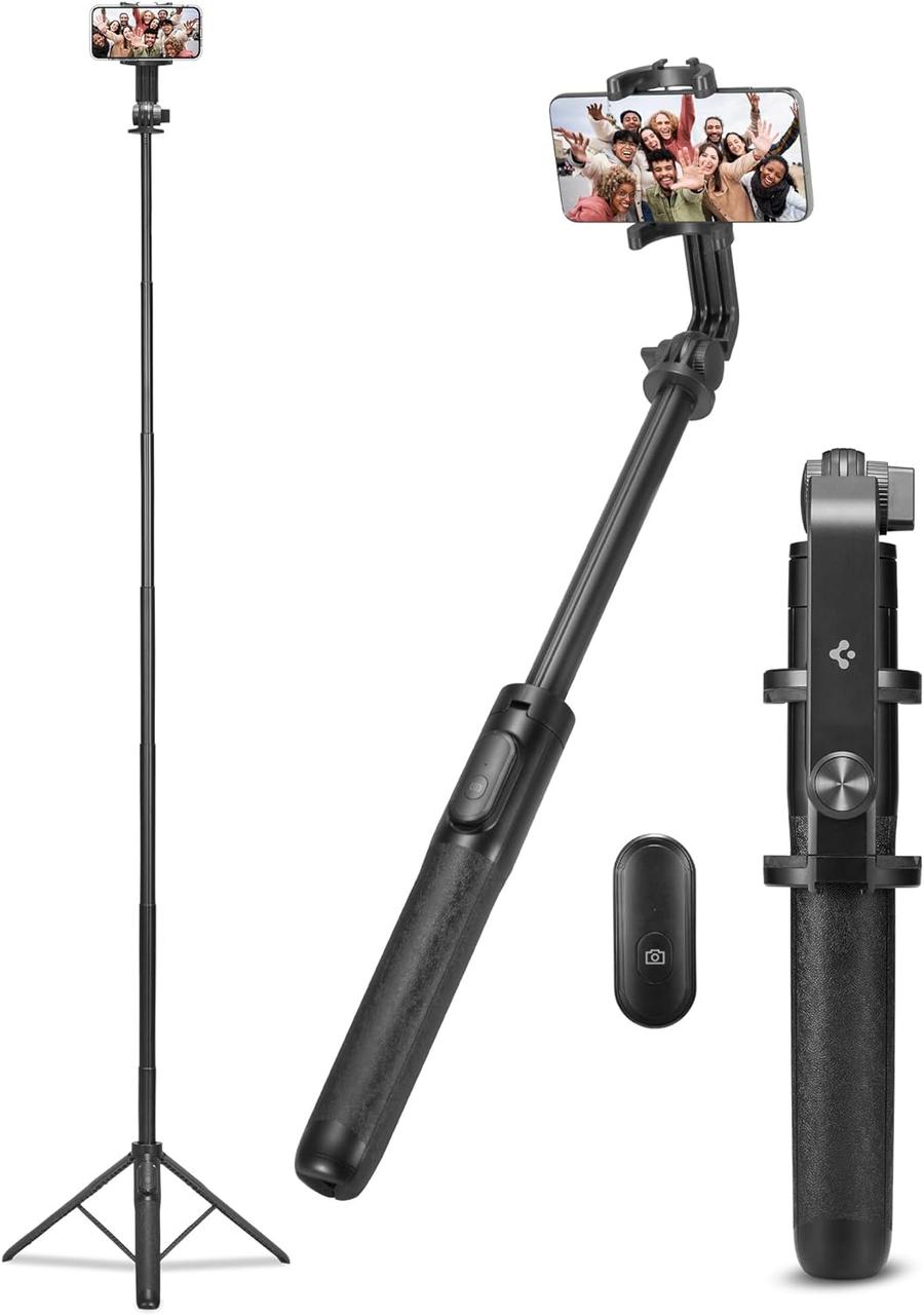 Штатив для селфі Spigen Selfie Stick Tripod S560W (1.6м), Black (AMP05813)