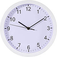 Настенные часы Hama большие без цоканья Silent Clock с батарейкой,, диаметр 25 см, глубина 4 см, Белый