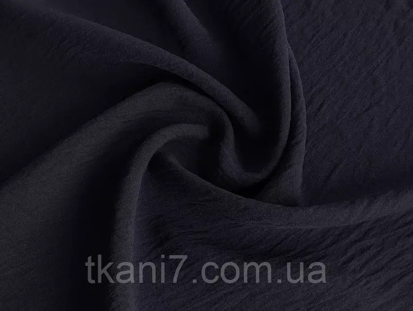 Американський креп темно-синій