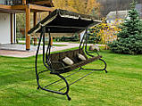 Садова розкладна гойдалка Avko Relax Plus Brown ARSC18722, фото 5