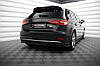 Дифузор Audi A3 8V Sportback (16-20) тюнінг обвіс спідниця елерон (V1), фото 3