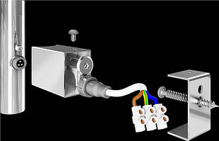 Mario Комплект прихованого підключення шнура під круглий стояк