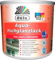 Дюфа Aqua-Hochgianziack Акваемаль гляцева 0,75 л для вн. нар. робіт