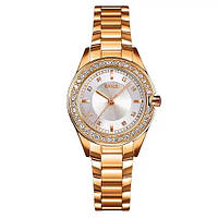 Классические женские наручные золотые часы Skmei Gold Dobuy