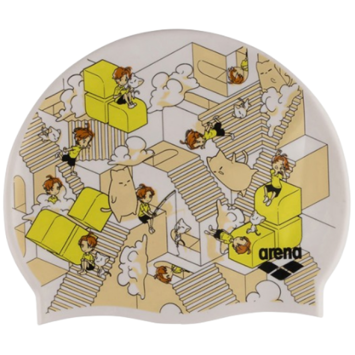 Шапочка для плавання Arena Print Jr (94171-237) Multi дитяча, фото 1