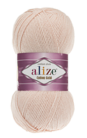 Нитки пряжа для вязания хлопок акрил COTTON GOLD ALIZE Коттон Голд Ализе № 382 - розовый