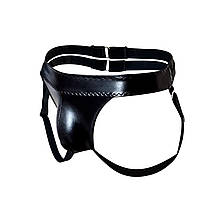 Чоловічі вінілові труси Art of Sex — Atlante, колір Чорний, розмір L-2XL, фото 3