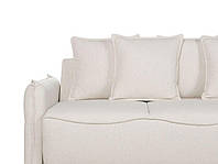 Тканевый диван-кровать с ящиком для хранения Белый KRAMA