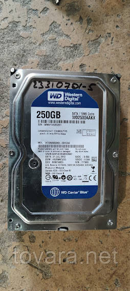 Жорсткий диск Вінчестер HDD 250 Gb / Гб Western Digital Caviar Blue WD2500AAKX 3.5" SATA3 No 23310701