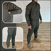 Армейский уставной мужской тактический костюм олива рип-стоп, тактическая форма осень