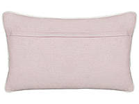 Набор из 2 хлопковых подушек с вышивкой сердечек 30 х 50 см Розовый GAZANIA