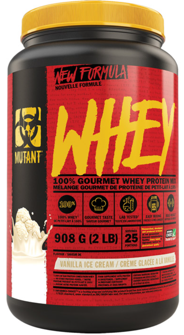 Концентрат сироваткового протеїну (білка) Mutant Whey 908 г