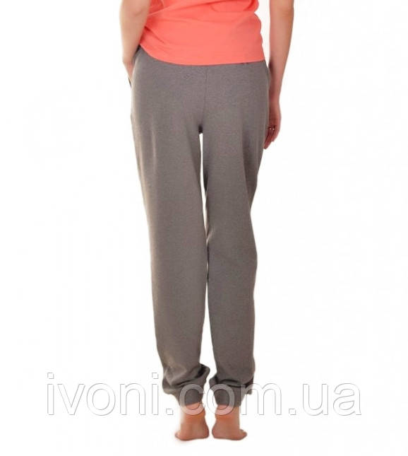 Спортивные брюки «Happy» для беременных и кормящих. Серый. Коллекция "# I_Feel" - фото 2 - id-p392257569