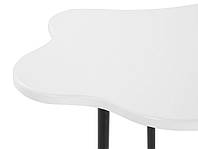Приставной столик бело-черный CLOUD