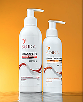 Набір "Глибоке очищення" Soika для жирного волосся Шампунь 300 мл + Кондиціонер 200 мл