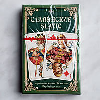 Карты игральные Piatnik "Славянские" 36 карт зеленые (134210)