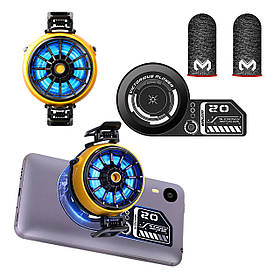 Комплект охолодження телефона MEMO: пластина VC01 + кулер Пельтьє DLA6 для смартфона напальчники FS01 телефону