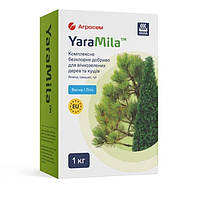Удобрение бесхлорное для вечнозеленых деревьев и кустов 1 кг YaraMila