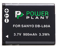 Аккумулятор PowerPlant Sanyo DB-L80, D-Li88 900mAh DL