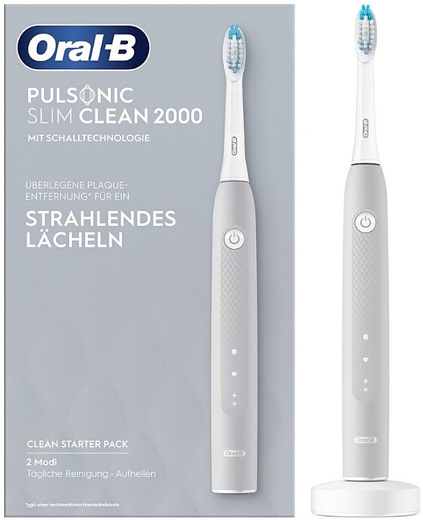 Звукова електрощітка Oral B Pulsonic Slim Clean 2000 Grey