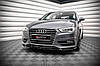 Сплітер Audi A3 8V Sportback (12-16) тюнінг обвіс губа спідниця елерон, фото 3