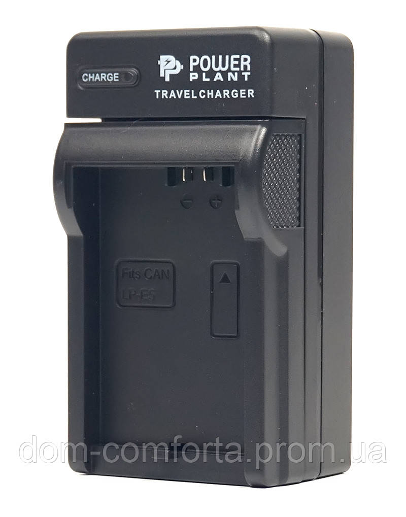 Мережевий зарядний пристрій PowerPlant Canon LP-E5 DL