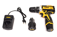 Набір шурупокрут акумуляторний із насадками screw driver sets yellow 12v шурупокрут валізі prn-1