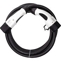 Зарядный кабель Duosida для электромобилей, Type 2 - Type 2, 32A, 22kW, 3-фазный, 5м DL