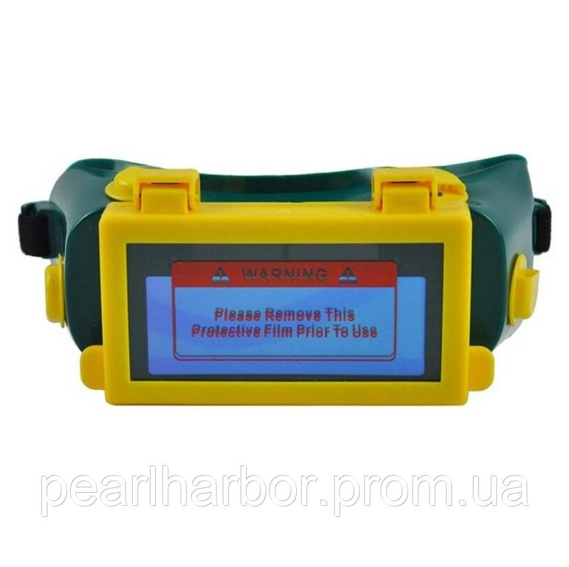 Защитные очки RIAS Welding Mask для сварки и резки металла Yellow-Green (3_01576) XE, код: 7918835 - фото 2 - id-p2136694617