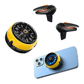 Ігровий комплект MEMO для телефону: магнітний кулер CX04, тригери R15, охолодження смартфона