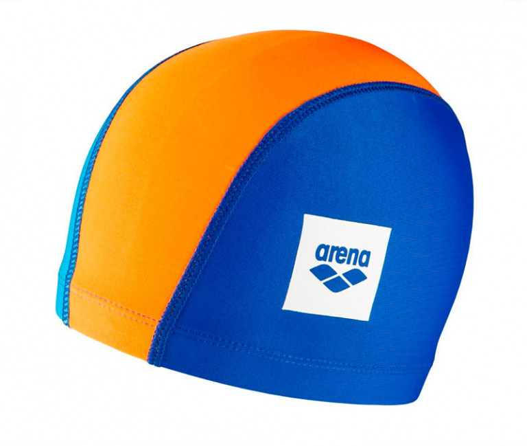 Шапочка для плавання Arena Unix II Jr (002384-101) Blue/Orange/Light Blue дитяча, фото 1