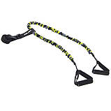 Еспандер плечовий трубчастий з ручками у захисному рукаві навантаження 20.5 кг Zelart FI-7834-45, фото 2