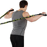 Еспандер плечовий трубчастий з ручками у захисному рукаві навантаження 20.5 кг Zelart FI-7834-45, фото 10