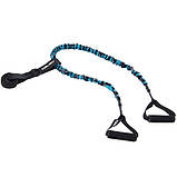 Еспандер плечовий трубчастий з ручками у захисному рукаві навантаження 25 кг Zelart FI-7834-55, фото 2