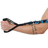 Еспандер плечовий трубчастий з ручками у захисному рукаві навантаження 25 кг Zelart FI-7834-55, фото 7