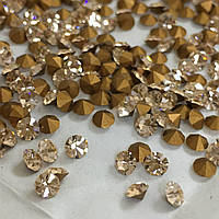 Preciosa  конусні стрази Gold Quartz - ss12 (3-3.2 mm)