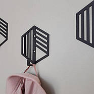 Настінний гачок для одягу Glozis Nod (чорний), фото 6