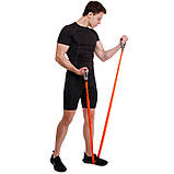 Еспандер плечовий трубчастий з ручками в захисному рукаві середнє навантаження Zelart FI-7829-M, фото 6