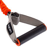 Еспандер плечовий трубчастий з ручками в захисному рукаві середнє навантаження Zelart FI-7829-M, фото 3