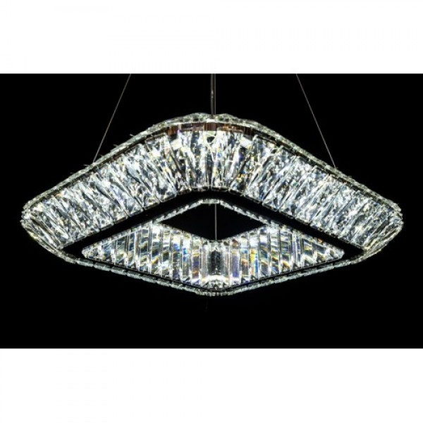 Підвісна світлодіодна люстра світильник із кришталем Linisoln 9618-50*50, фото 1