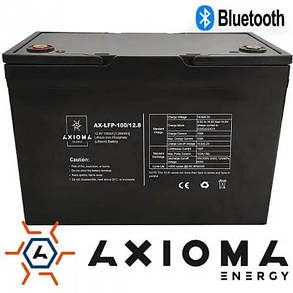 Акумулятор літієвий LiFePo4 Axioma Energy AX-LFP-100/12.8 (100 A/год., 12.8 В), фото 3
