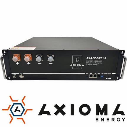 Акумулятор літієвий LiFePo4 AXIOMA energy AX-LFP-50/51.2 51.2В 50A, фото 2