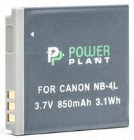Аккумулятор PowerPlant Canon NB-4L 850mAh DL