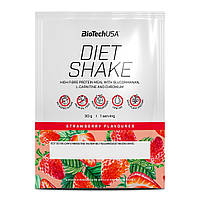 Заменитель питания BioTechUSA Diet Shake 30 g 1 servings Strawberry XE, код: 7521194