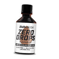 Заменитель питания BioTechUSA Zero Drops 50 ml 100 servings Dark Chocolate XE, код: 7595215