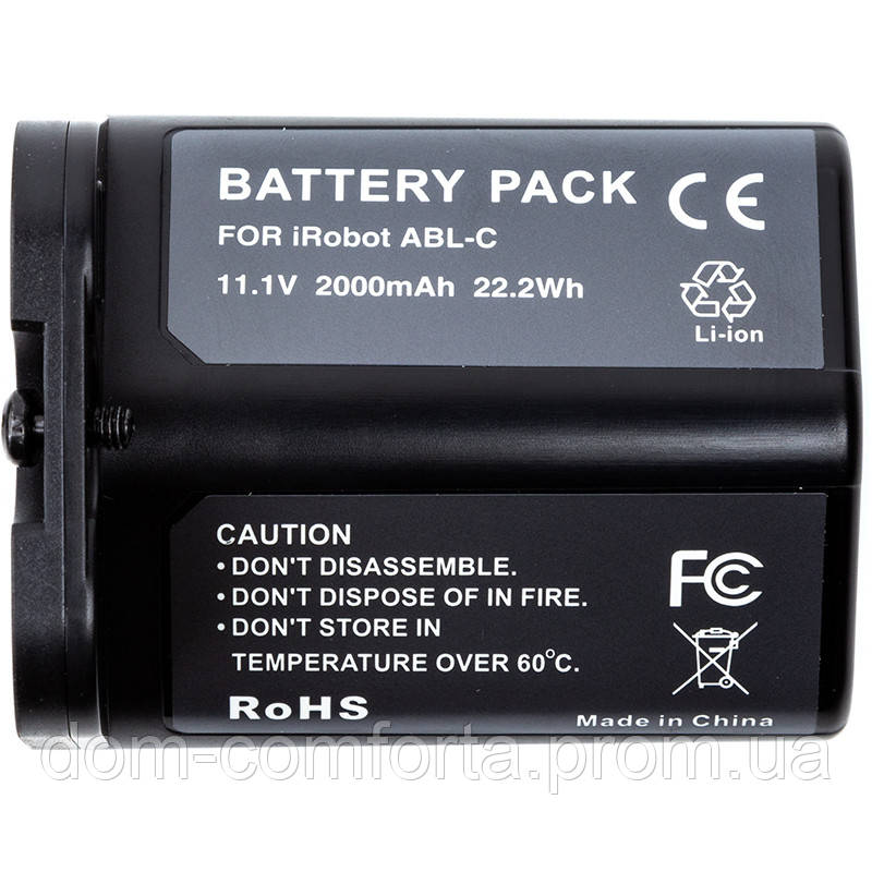Аккумулятор PowerPlant для пылесоса iRobot Braava Jet M6 12.3V 3Ah (ABL ...