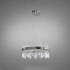 Світлодіодна кришталева люстра в стилі Арт-Деко колір каркасу хром D-940/500CH, фото 3