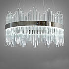 Світлодіодна кришталева люстра в стилі Арт-Деко колір каркасу хром D-940/500CH, фото 2