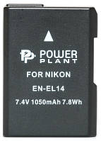 Аккумулятор PowerPlant Nikon EN-EL14 Chip 1050mAh DL