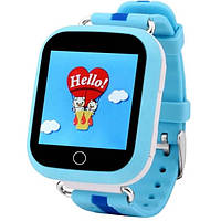 Детские умные часы с GPS Smart baby watch Q750 Blue, смарт часы-телефон c сенсорным экраном UC-622 и играми